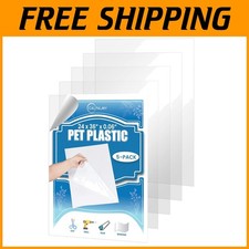 Clear Acrylic Sheet 24x36" 1/16" Thick 5 Pack 