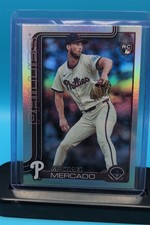 2025 Topps Series 2 - Michael Mercado #582 Rainbow Foilboard (RC)