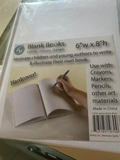 Hardcover Blank Book 6"w x 8"h Unlined