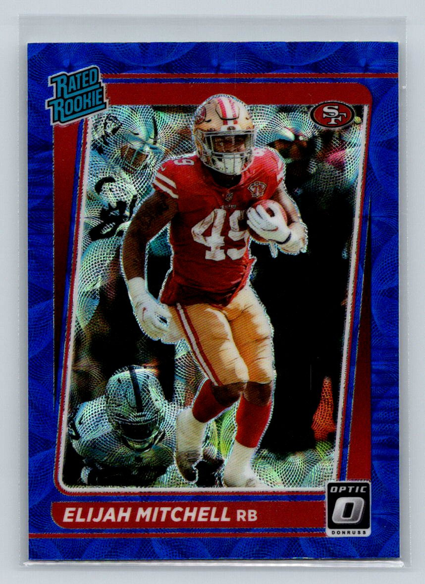Eli Mitchell Blue Scope 2021 Donruss Optic Rookie #291