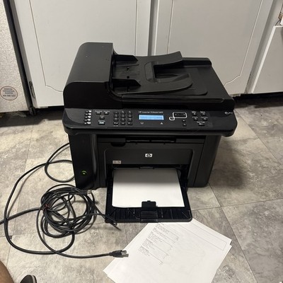 HP LaserJet 1536dnf MFP All-In-One Monochrome Laser Printer W/ Cables, Toner