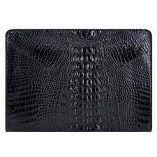 Crocodile Pattern Clutch Purse Oversized PU Leather Envelope Clutch Evening H...
