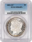 1891 CC Carson City $1 Morgan Silver Dollar PCGS MS64 PL Proof Like Coin