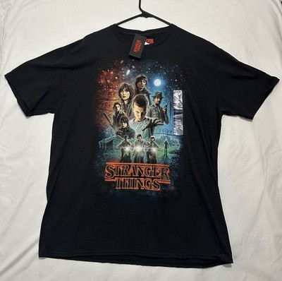 Stranger Things Season 1 Poster Style Graphic TV Show T-Shirt Mens XL NWT new