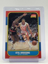 OTIS BIRDSONG 1986-87 FLEER #10 NEW JERSEY NETS BASKETBALL Q6830