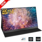 Used 15.6" 4K Ultra Slim UHD HDR Portable Monitor IPS 3840*2160 For HDMI USB C