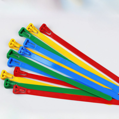 100pcs Releasable Cable Ties Reusable Nylon Plastic Cable Ties Zip Tie Wraps 