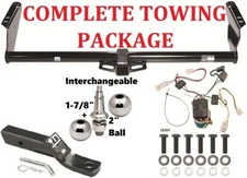 Trailer Tow Hitch For 04-10 Toyota Sienna PKG Interchangeable 2" & 1-7/8" Balls