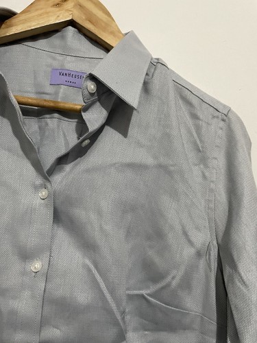 Van Heusen Woman Size 12 Women’s Shirt Long Sleeve Button Collared Casual - Picture 4 of 11