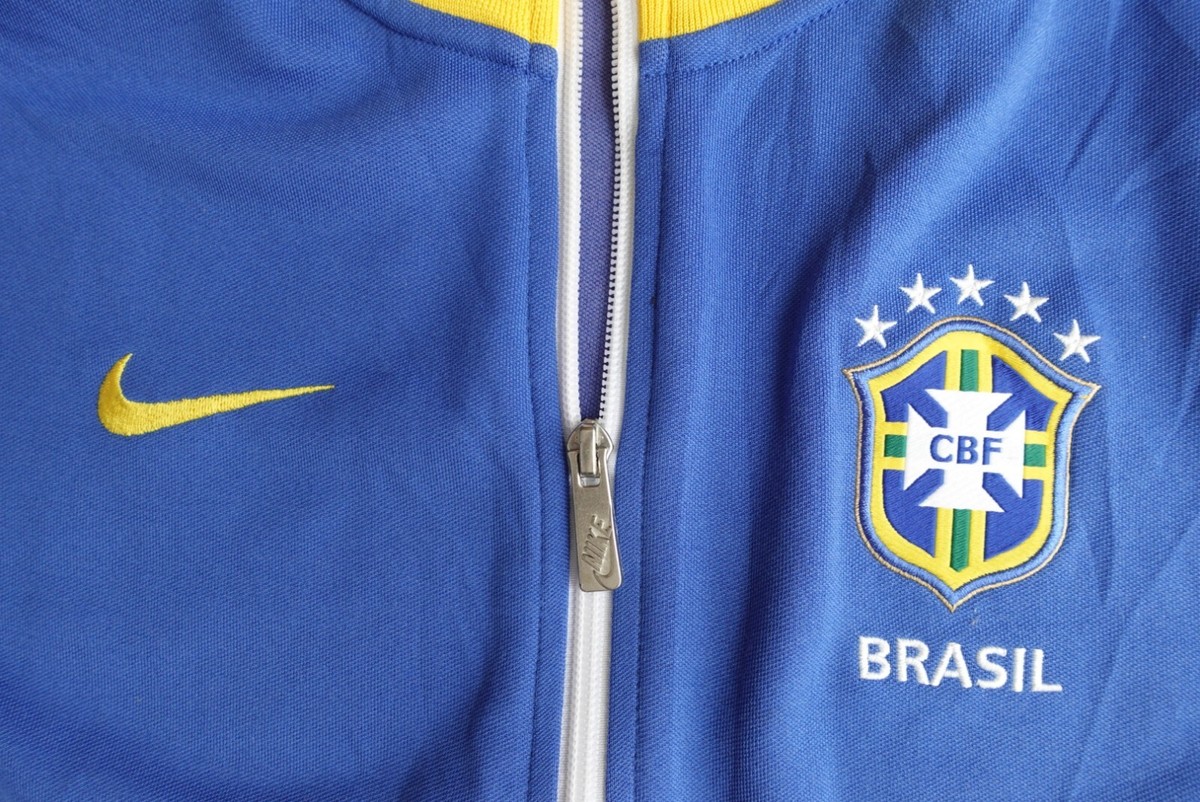 Original BRAZIL 2010 Away World Cup Jacket Track Top