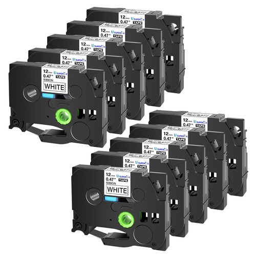 10pk TZe-R231 TZ-R231 Ribbon Tape 12mm 0.47 for Brother P-Touch ...