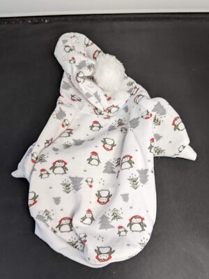 Drooling Dog   S Dog HOODIE w/ Penguins