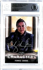 2020 Star Wars Mandalorian MING-NA WEN Signed "Fennec Shand" Card #C12 BAS Slab