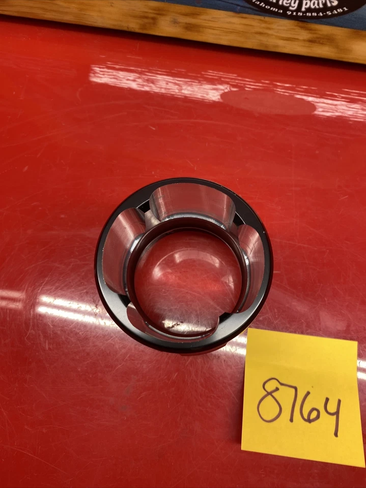 harley exhaust muffler tip performance machine pm black edge cut One Slip On - Image 3 of 4