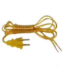 8' GOLD CORD WITH PLUG   TR-1856