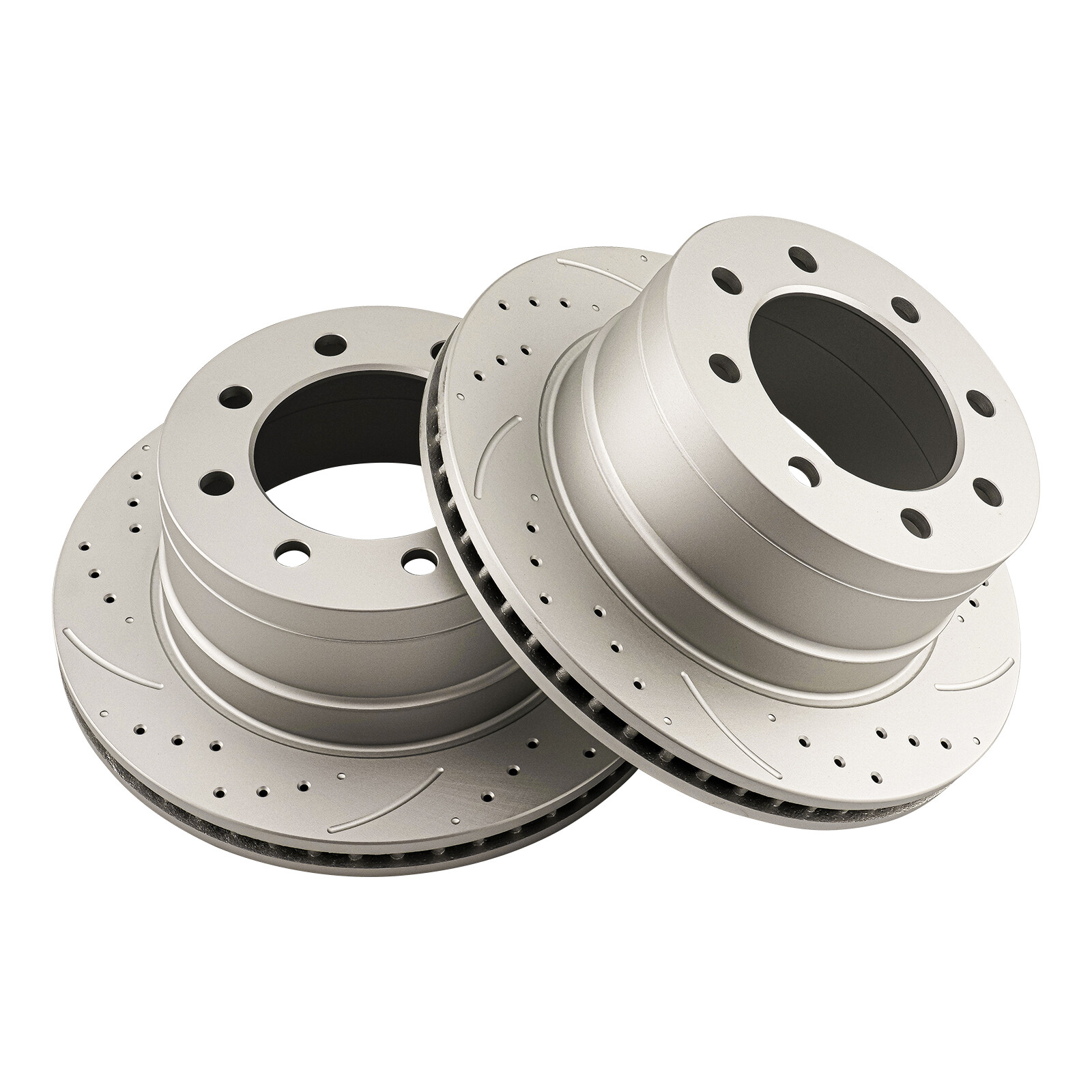 2PCS Rear Drilled & Slotted Brake Rotors for Dodge Ram 1500 2006 2007-2008