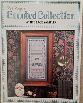 ''White Lace Sampler'' - Pat Rogers - Embroidery
