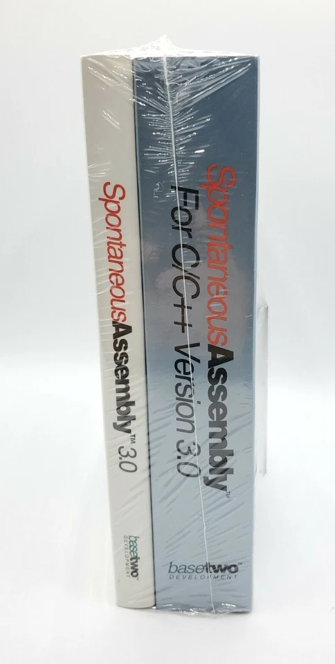 Spontaneous Assembly For C C++ Version 3.0 Manuals Disks MS DOS Vintage Sealed  - Image 2 of 4