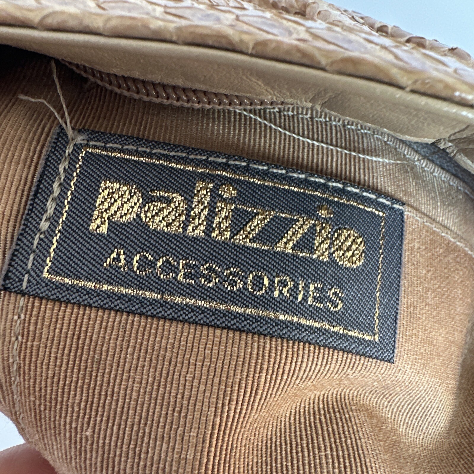 Palizzio  Python Snake Leather Clutch Crossbody P… - image 14