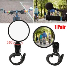 2x Rotatable Handlebar Rearview Mirror for Cycling Bike Bicycle Rear View Mirror