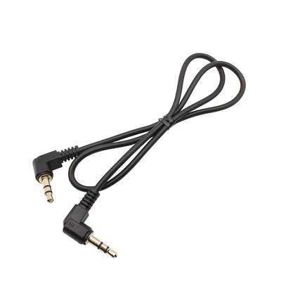 Jack Male Stereo Cable 50cm 100cm 90 Degree Right Angled 3 Pole 3.5mm For Phones