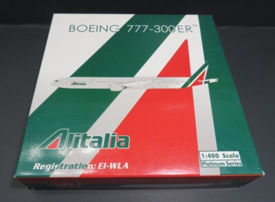 Phoenix Models Alitalia B777-300ER. EI-WLA. 1:400 Scale. Rare | eBay