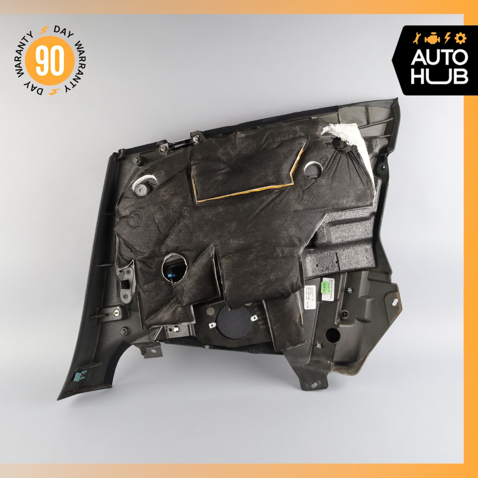 07-11 Bentley Continental GTC Speed Rear Left Side Interior Door Panel OEM 83k