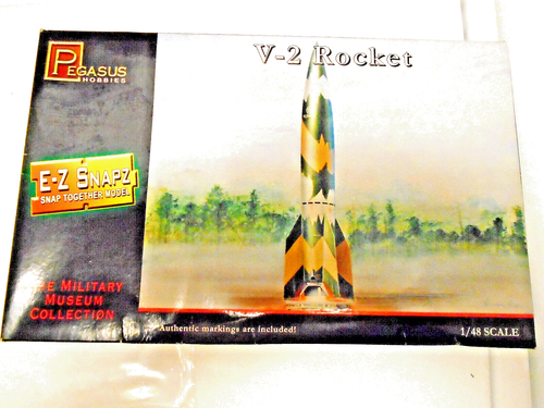 Pegasus-Military Museum Collection - 1/48 V-2 ROCKET model kit- EZ SNAP