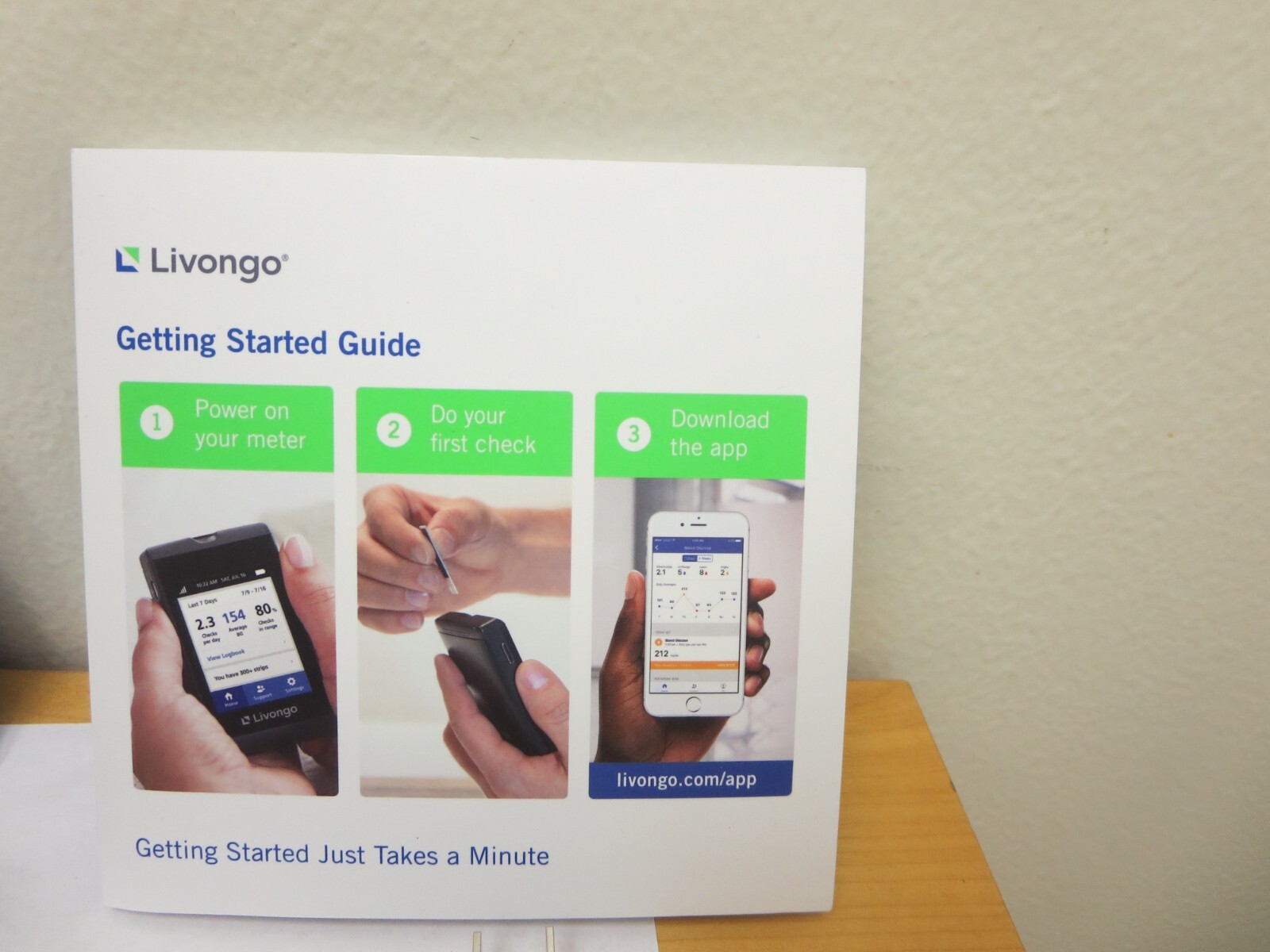 Livongo Blood Glucose Meter BG300, Lacing Device, 100 Lacets No Test