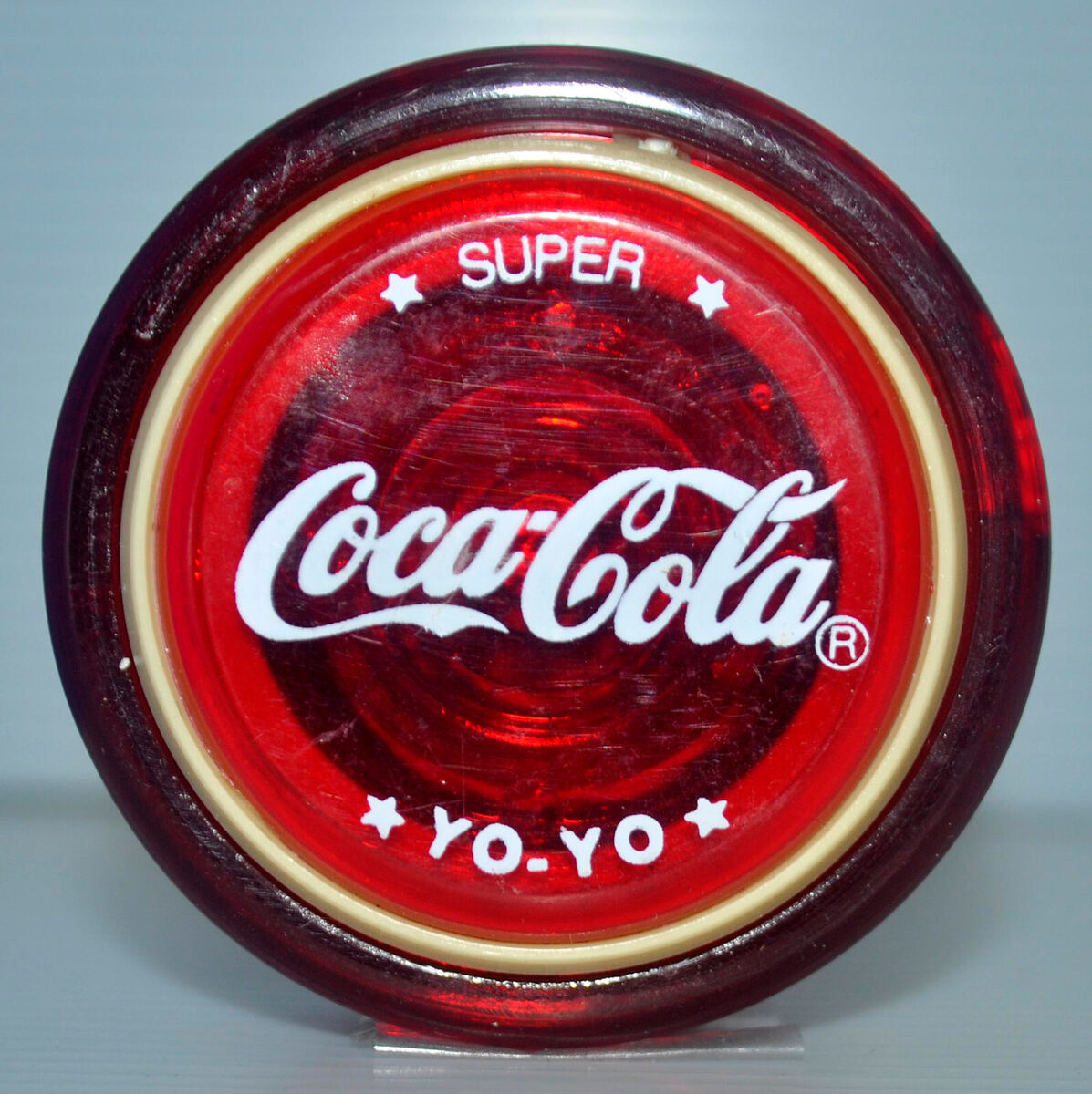 Coca-Cola Russell Yo-Yo ストリング付き 12 pcs Phil Issue Yo-Yo RUSSELL Bright Red SUPER COCA COLA