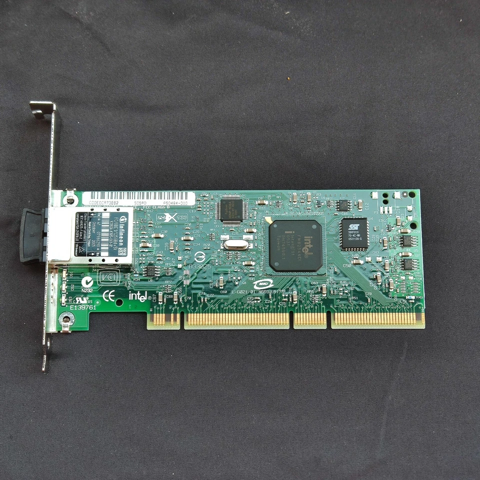 5x SCHEDA RETE FIBRA INTEL PRO 1000 XF Gigabit PCI-X Server Adattatore NIC PCI - - Immagine 3 di 4