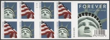 2011 US Scott #4564b (4563-4564) Statue of Liberty/Flag Booklet of 20 MNH
