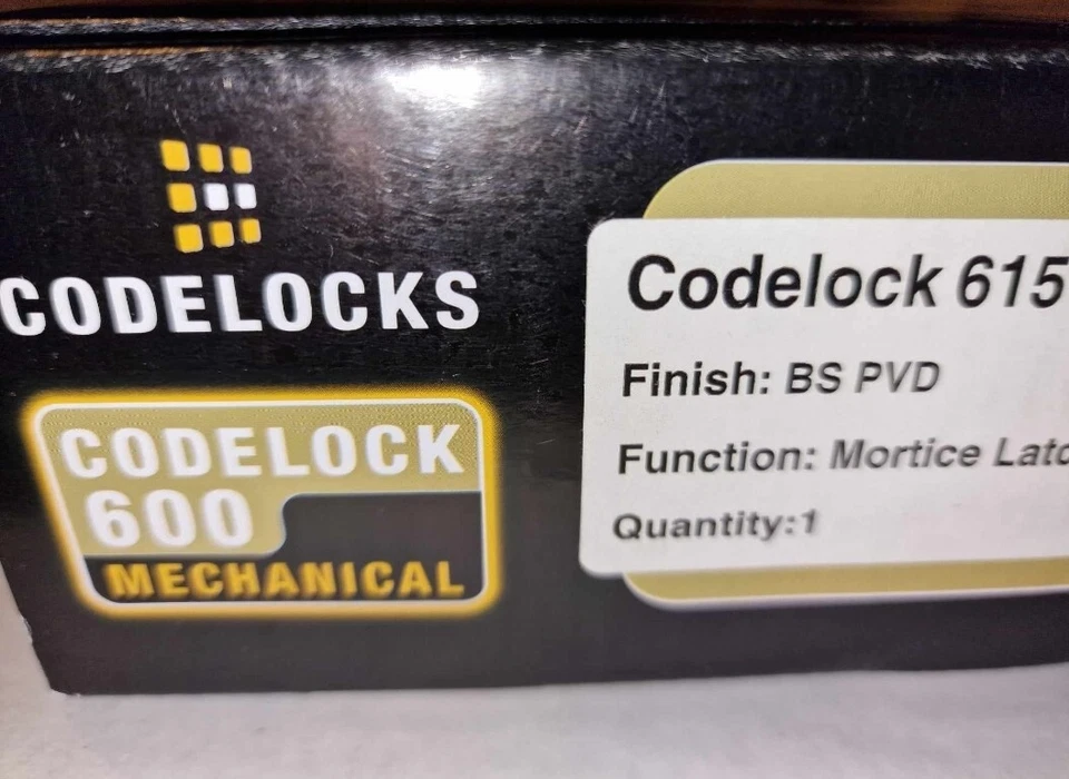 Juego de palancas Codelocks CL615K código rápido paso SS (CL615) - Imagen 2 de 3