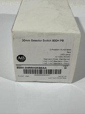 Allen Bradley 800H-2HRRH2KB6AA 30mm Selector Switch 800H PB Red