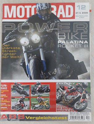 MOTORRAD 12/05:MV BRUTALE, DUCATI MULTISTRADA, SUPERMOTO, ABS-Bremsen