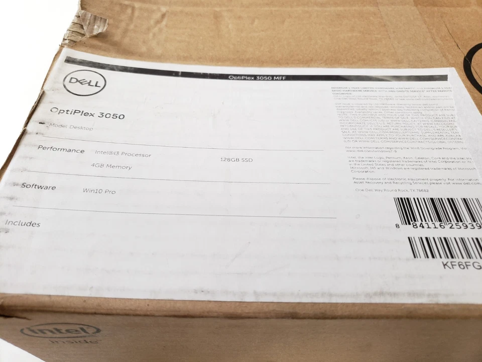 Dell OptiPlex 3050 Desktop Computer Intel Core i3-7100T 3.40 4GB DDR4 128gb SSD - Image 2 of 4