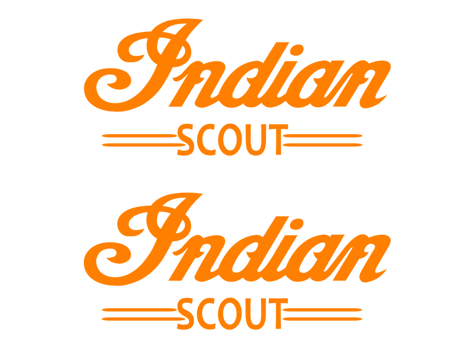 Indian Scout gas tank decals stickers motorcycle emblem logo decal kit