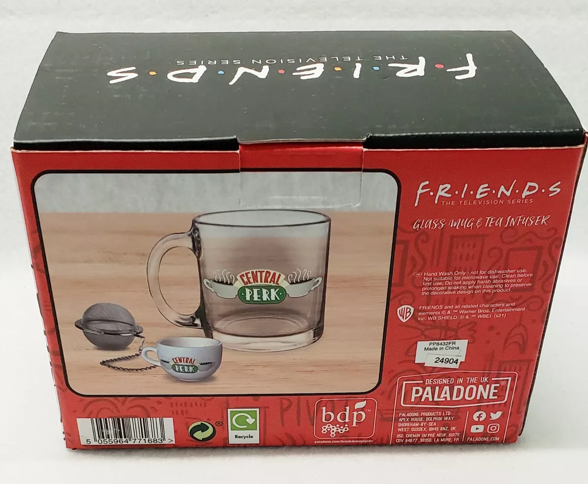 Friends Central Perk Glass Mug And Tea Infuser Gift Set