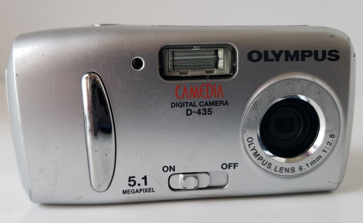 Olympus Camedia D435 5.1MP Compact Digital Camera Silver Tested