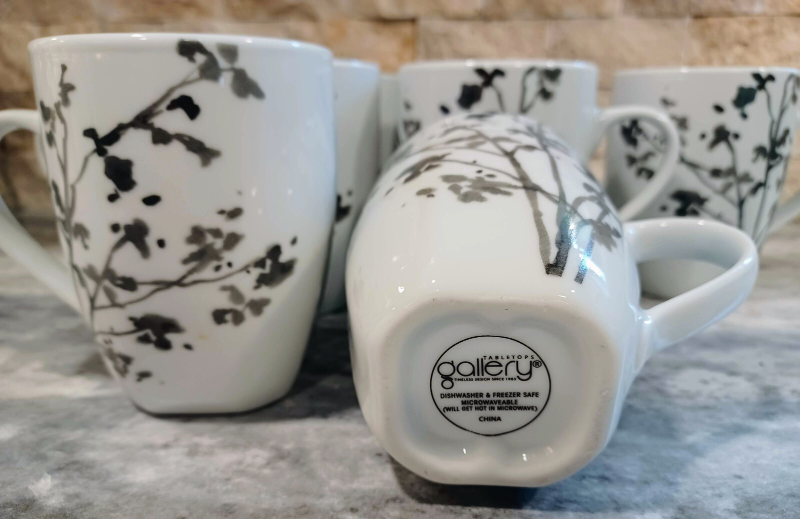 Tabletops Gallery Cherry Blossom mug set of 8 eBay