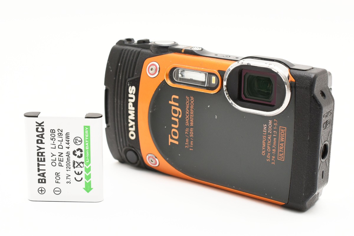 OLYMPUS Stylus TG-860 Tough Digital Camera Orange From Japan
