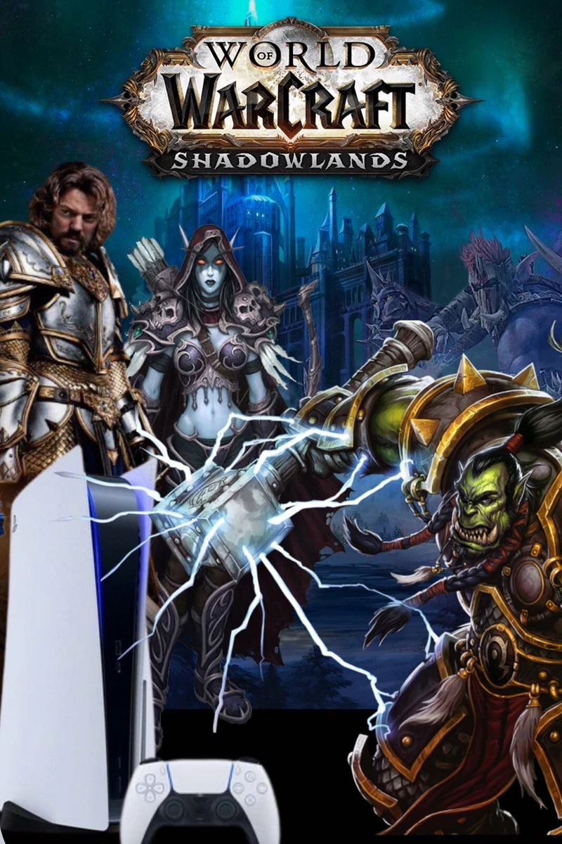 Ps5 World of Warcraft Limited Edition One Of A Kind Wall Art Only One Available