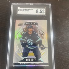 2022-23 Upper Deck Allure #150 Matty Beniers RC Rookie SGC 8.5