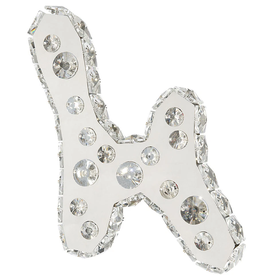 Luxus LED Kristall Wand Lampe Wohn Zimmer Beleuchtung Chrom Spiegel Flur Leuchte - Bild 3 von 4