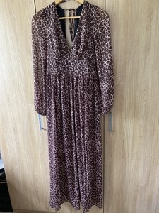 river island animal print maxi dress