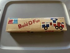 1965 Build-O-Fun Vintage Tuppertoys Building Plastic Tupperware Toy 101 NOS USA