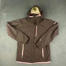 Columbia Jacket Girls 18/20 Brown Long Sleeve Full Zip Bugaboo Hoodie