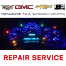 GMC Instrument Speedometer Gauges Cluster FULL Repair Service - 24Hr Turnaround
