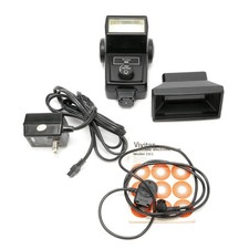 Vivitar 283 Shoe Mount Flash with Sensor Adapter  SB-4 Power Supply