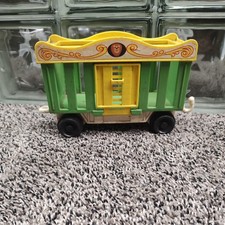 Green and Yellow Lion Car. Fisher Price Little People Circus Train . Car only 